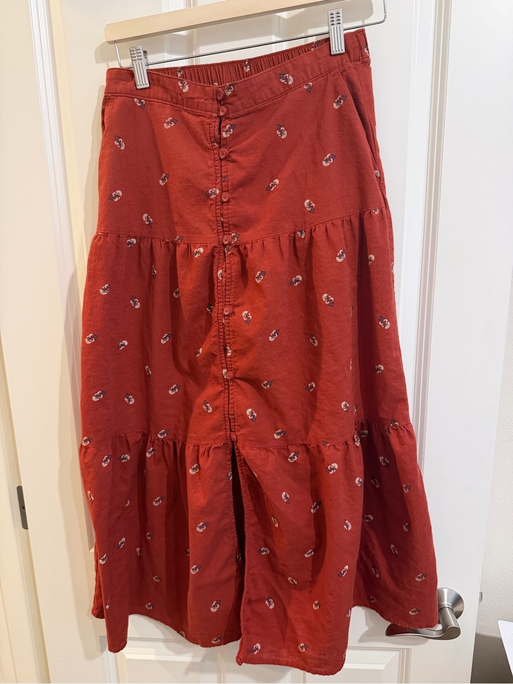 Old navy boho fall maxi skirt 100% cotton